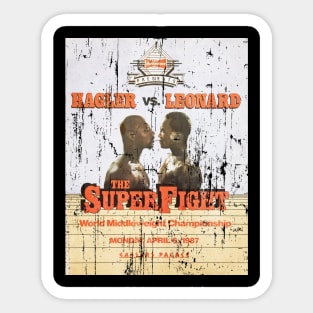 The Super Fight World Middleweight Sticker